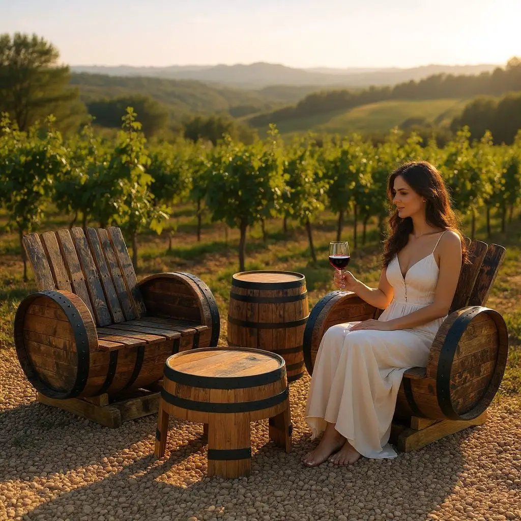 Barrel Chair by Garden Crafty Barrel