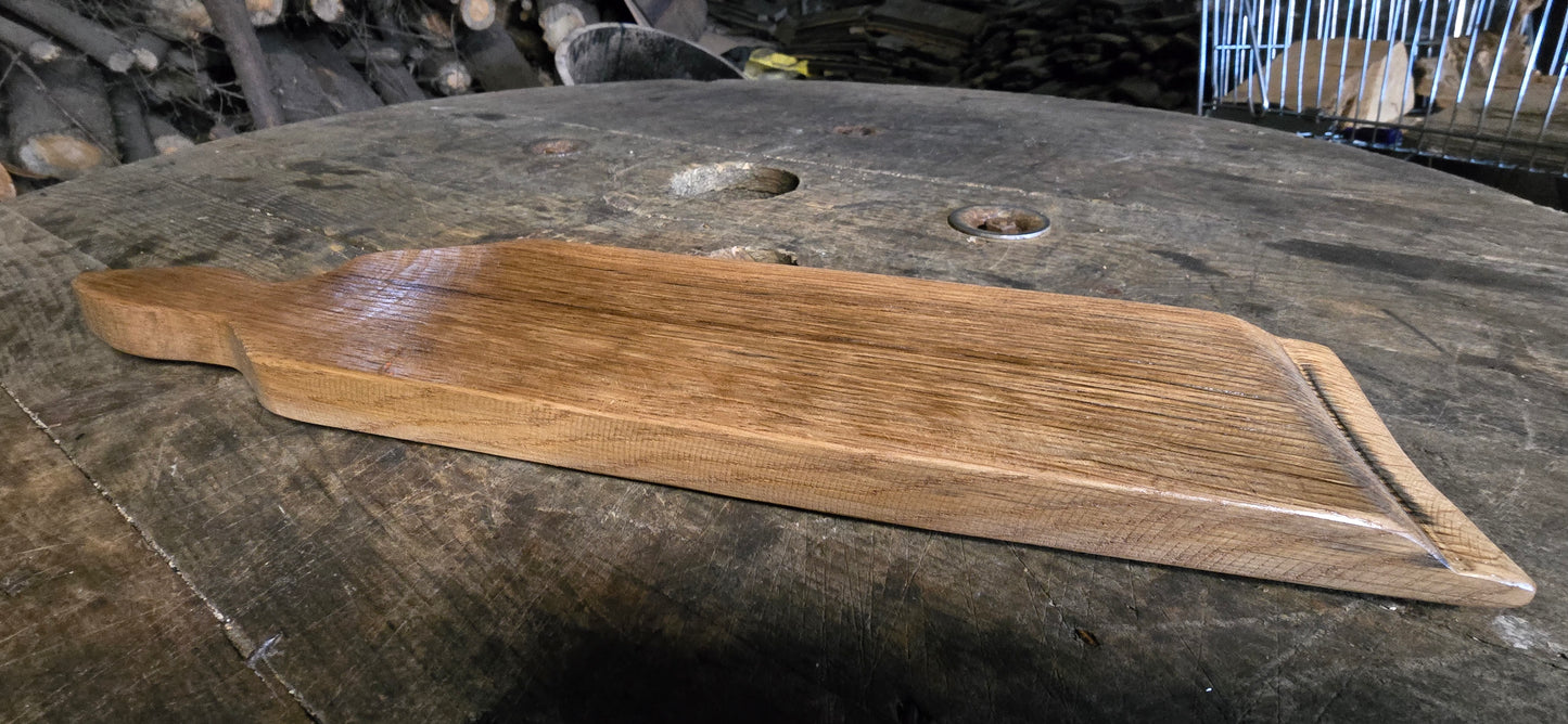 Handmade Oak Whisky Barrel Stave Serving Board - Food Safe