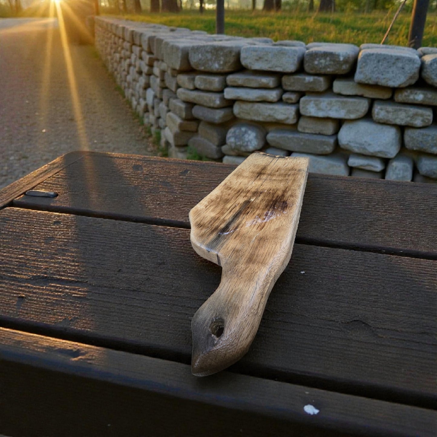 Handmade Oak Whisky Barrel Stave Serving Board - Food Safe
