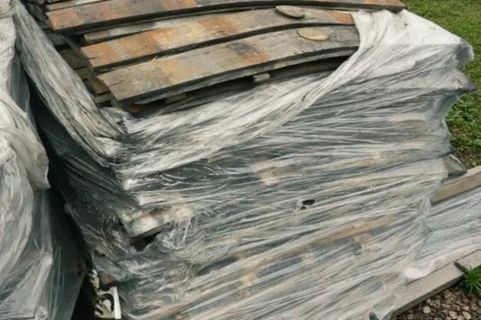 10x Authentic Solid Oak Whisky Barrel Stave Reclaimed Rustic Oak Wood by Garden Crafty Barrel