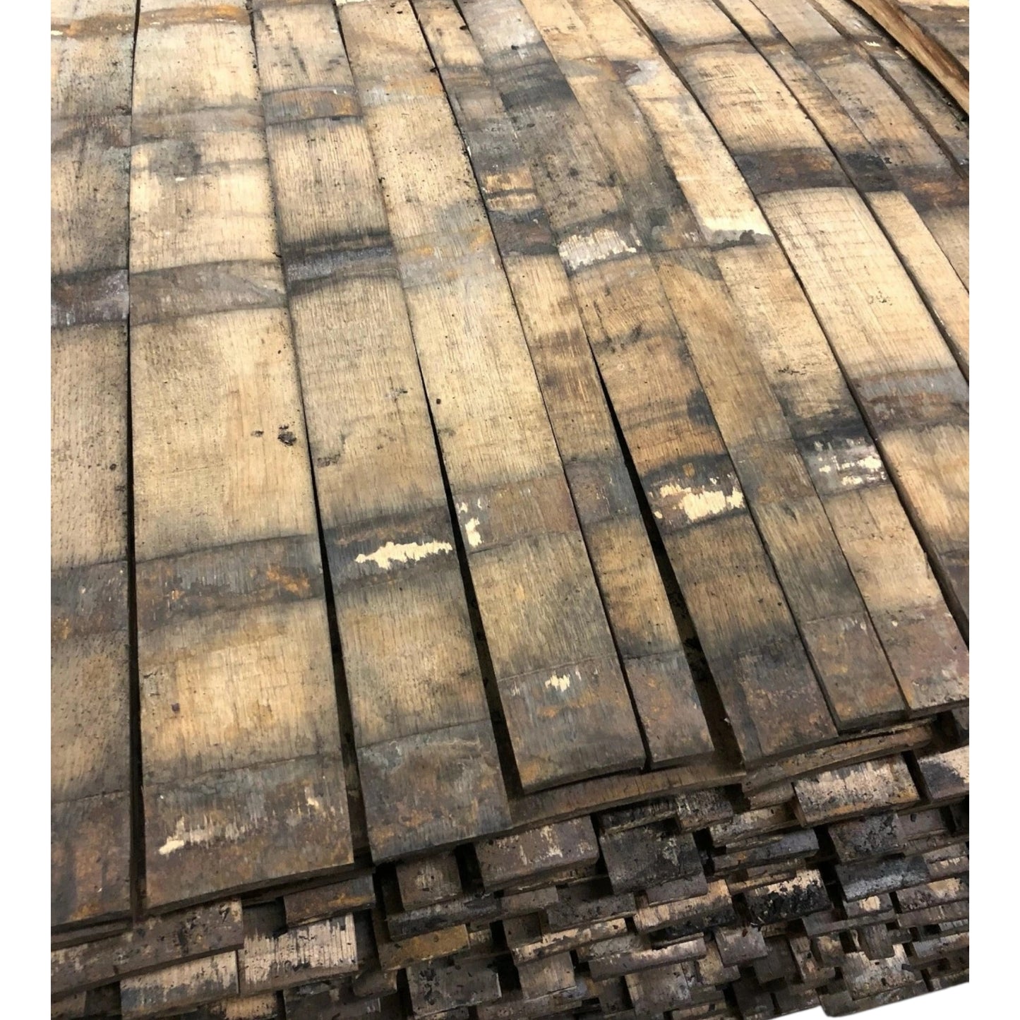 Solid Oak Whisky Barrel Staves – Authentic Bourbon & Scotch Barrel Wood 5 Pieces by Garden Crafty Barrel