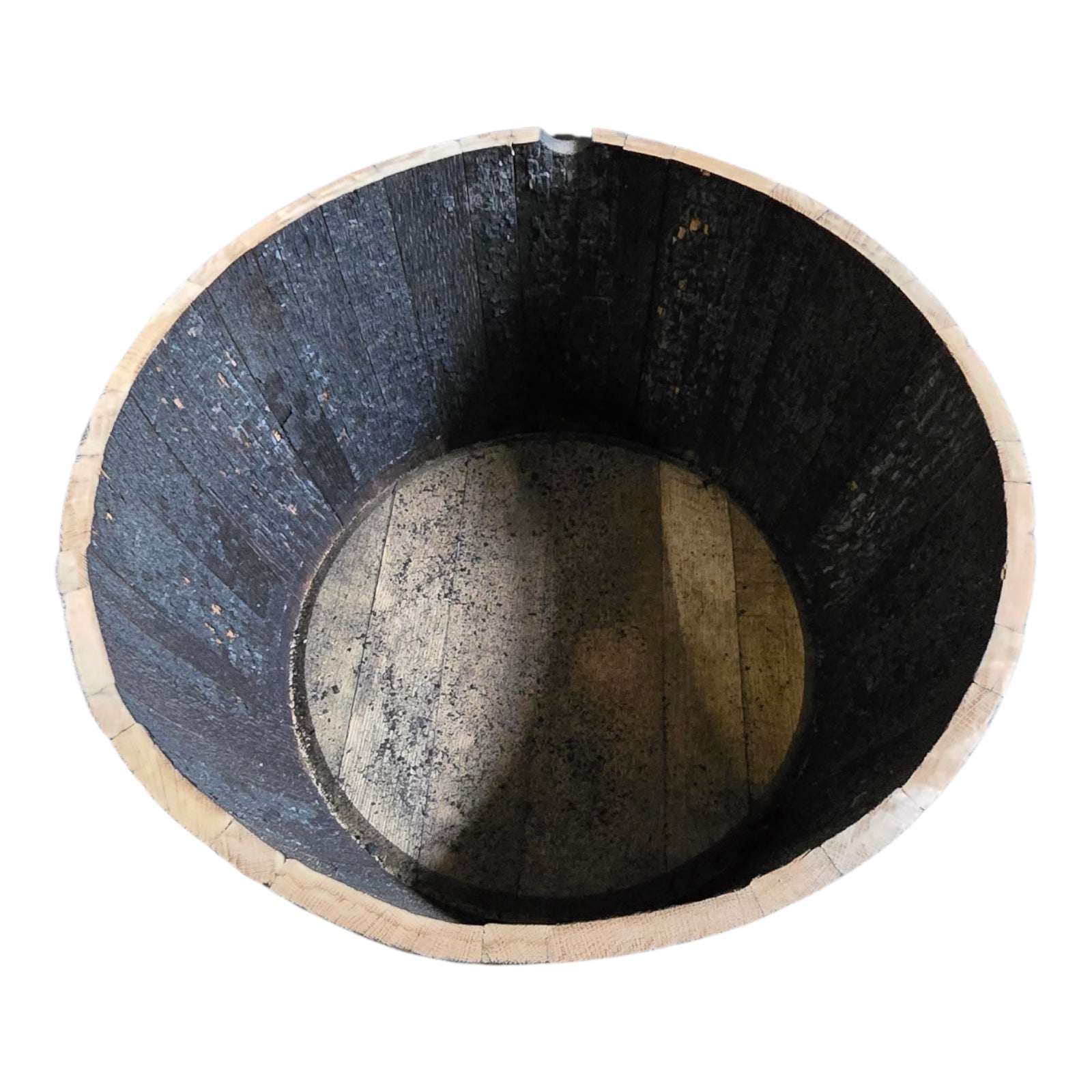 100% Watertight Half Whisky Barrel – Oak Water Pond Planter – Garden Fish Pond Feature – Reclaimed Solid Wood by Garden Crafty Barrel