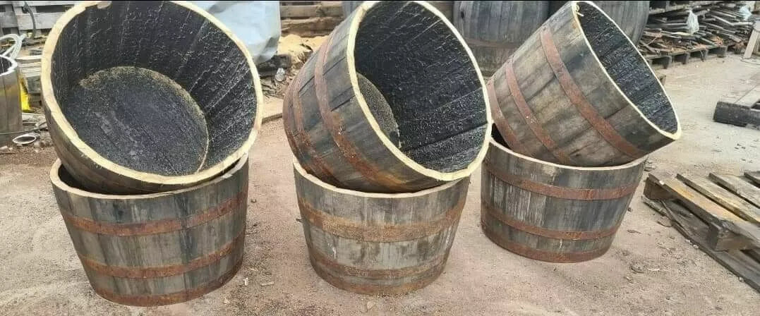Half Whisky Barrel Planter by Garden Crafty Barrel