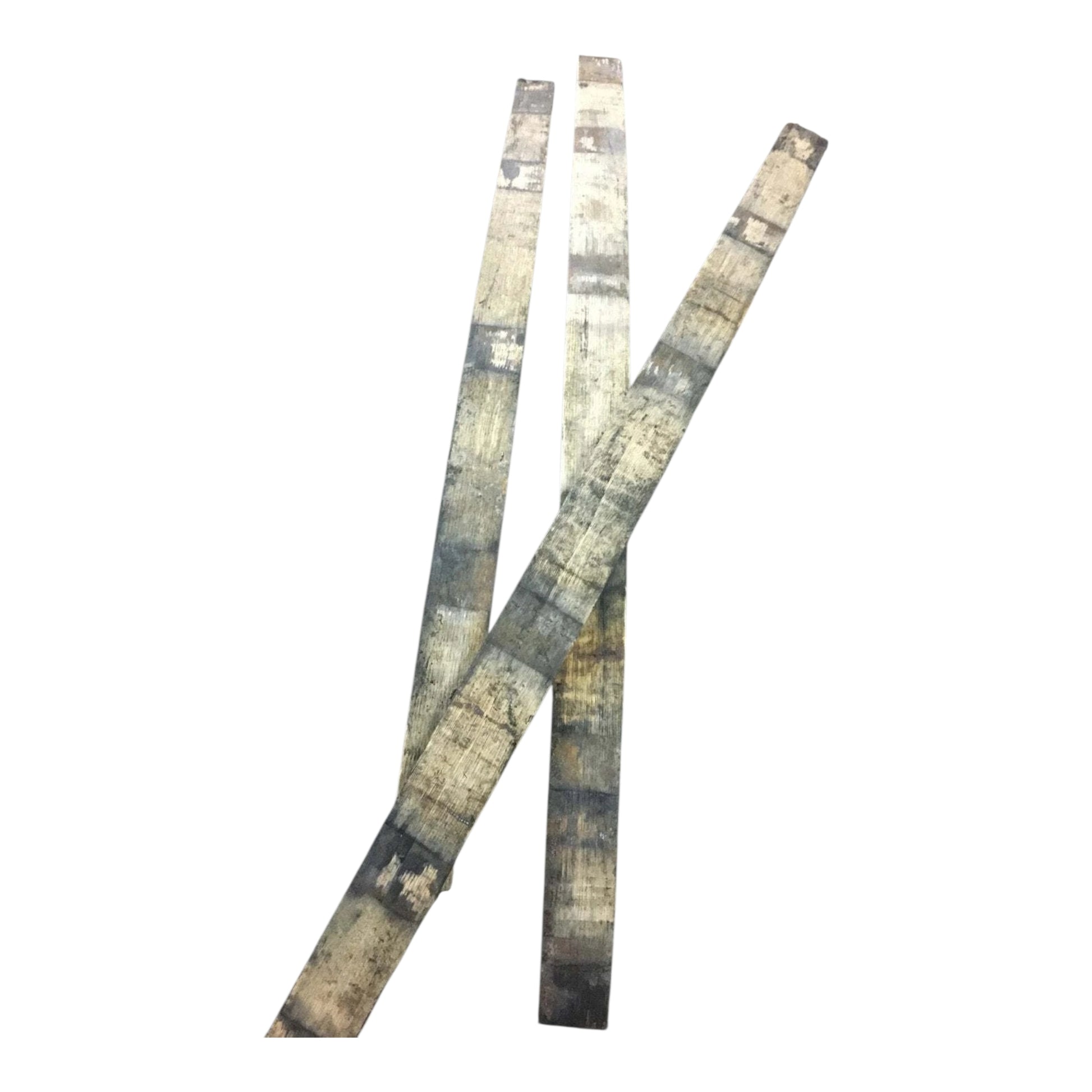 Solid Oak Whisky Barrel Staves – Authentic Bourbon & Scotch Barrel Wood 5 Pieces by Garden Crafty Barrel